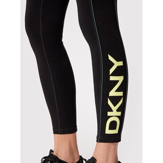 DKNY Sport Legginsy DP1P2748 Czarny Slim Fit XL MODIVO okazyjna cena