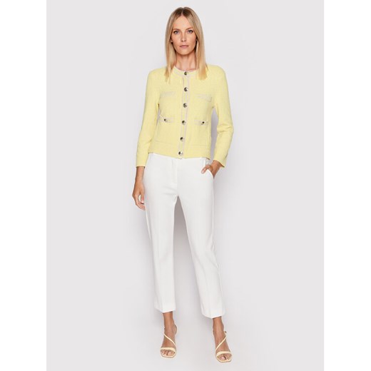 Boss Kardigan C_Flarvie 50473251 Żółty Regular Fit M wyprzedaż MODIVO