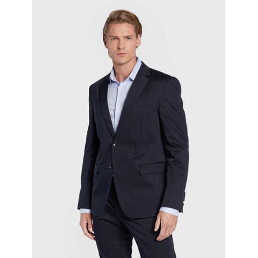 JOOP! Garnitur 17 Js-02Herby-Blayr 30026524 Granatowy Slim Fit Joop! 56 okazyjna cena MODIVO