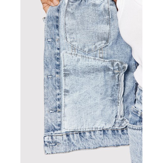 Desigual Kurtka jeansowa Los Angeles 22SWED02 Niebieski Slim Fit Desigual S promocja MODIVO