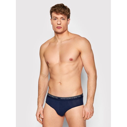 United Colors Of Benetton Slipy 3OP82S18N Granatowy United Colors Of Benetton M okazyjna cena MODIVO