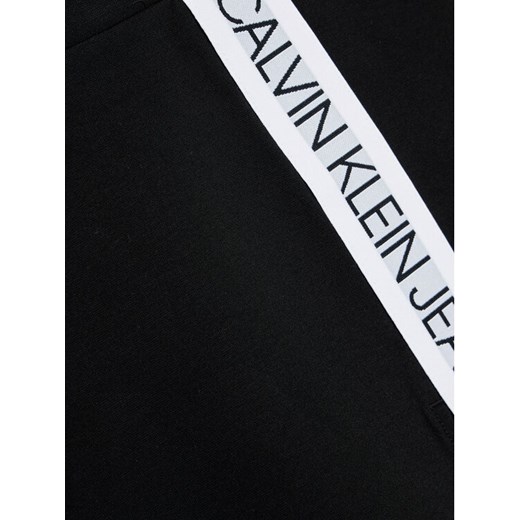 Calvin Klein Jeans Spódnica Logo Tape Punto IG0IG00951 Czarny Regular Fit 12Y okazyjna cena MODIVO