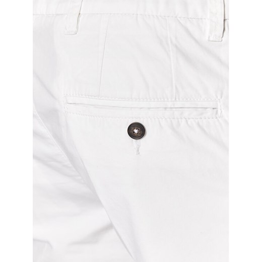 United Colors Of Benetton Chinosy 4W3L55JK8 Biały Slim Fit United Colors Of Benetton 54 okazyjna cena MODIVO