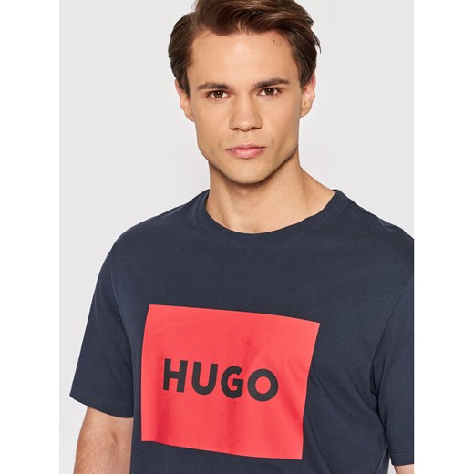 Hugo T-Shirt Dulive222 50467952 Granatowy Regular Fit L okazja MODIVO