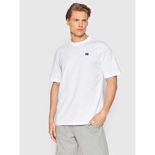 Russell Athletic T-Shirt Baseliners E26081 Biały Regular Fit Russell Athletic XXL promocyjna cena MODIVO