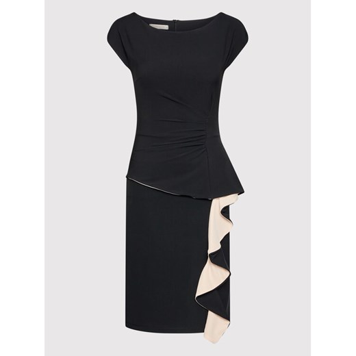 Rinascimento Sukienka koktajlowa CFC0107604003 Czarny Slim Fit Rinascimento S promocyjna cena MODIVO