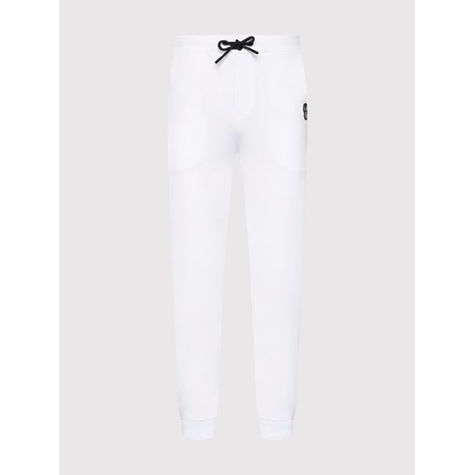 KARL LAGERFELD Spodnie dresowe 705075 512900 Biały Regular Fit Karl Lagerfeld L wyprzedaż MODIVO