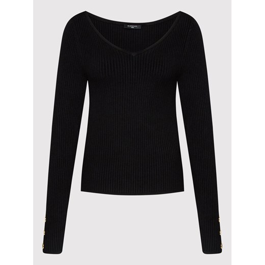 Marciano Guess Sweter Flora 2BGR13 5613Z Czarny Slim Fit Marciano Guess M wyprzedaż MODIVO