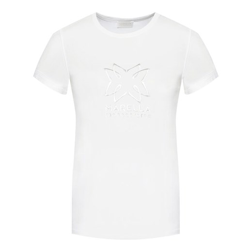 Marella T-Shirt Cuba 39710315 Biały Regular Fit Marella XL okazyjna cena MODIVO
