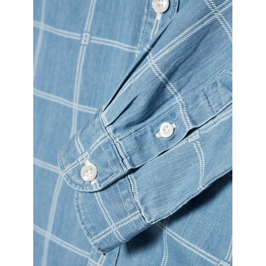 Tommy Hilfiger Koszula jeansowa Flag Check KB0KB06501 M Niebieski Regular Fit Tommy Hilfiger 6Y MODIVO promocyjna cena