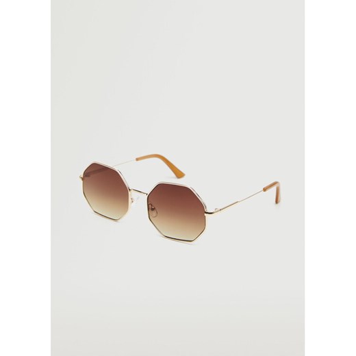 Mango Okulary przeciwsłoneczne Sara 37032509 Złoty Mango OS MODIVO