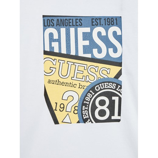 Guess T-Shirt L2YI00 K8HM0 Biały Regular Fit Guess 16Y okazja MODIVO