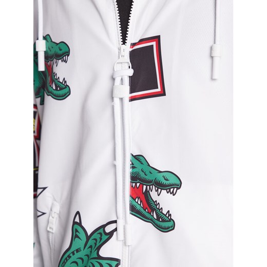Lacoste Kurtka przejściowa BH1481 Biały Oversize Lacoste XL wyprzedaż MODIVO