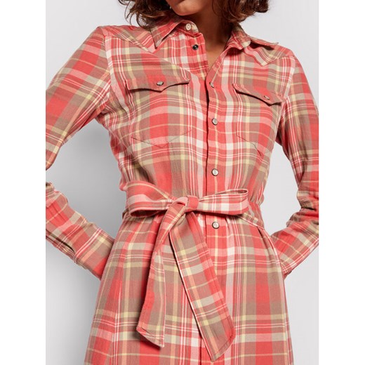 Polo Ralph Lauren Sukienka koszulowa 211843096001 Różowy Regular Fit Polo Ralph Lauren 8 MODIVO okazyjna cena