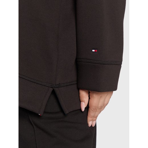Tommy Hilfiger Curve Bluza Essential WW0WW29155 Czarny Regular Fit 54 promocyjna cena MODIVO