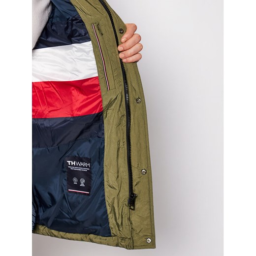 Tommy Hilfiger Kurtka puchowa Hdd MW0MW14889 Zielony Regular Fit Tommy Hilfiger XL MODIVO okazja