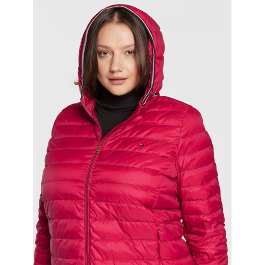 Tommy Hilfiger Curve Kurtka puchowa Ess WW0WW30844 Różowy Regular Fit 46 okazja MODIVO