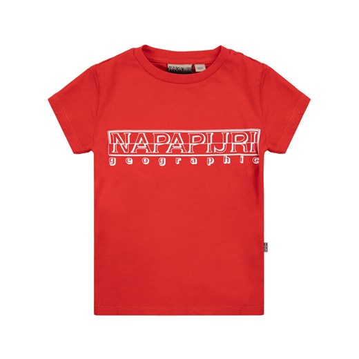Napapijri T-Shirt K Soli Ss Sum NP0A4EG5R Czerwony Regular Fit Napapijri 10 okazja MODIVO