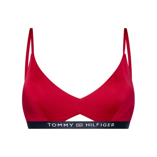 Tommy Hilfiger Góra od bikini UW0UW02706 Czerwony Tommy Hilfiger XS wyprzedaż MODIVO