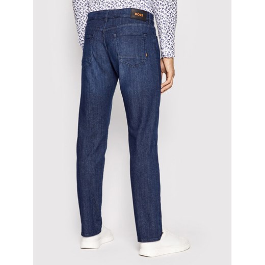 Boss Jeansy Maine 50474075 Granatowy Regular Fit 32_32 wyprzedaż MODIVO