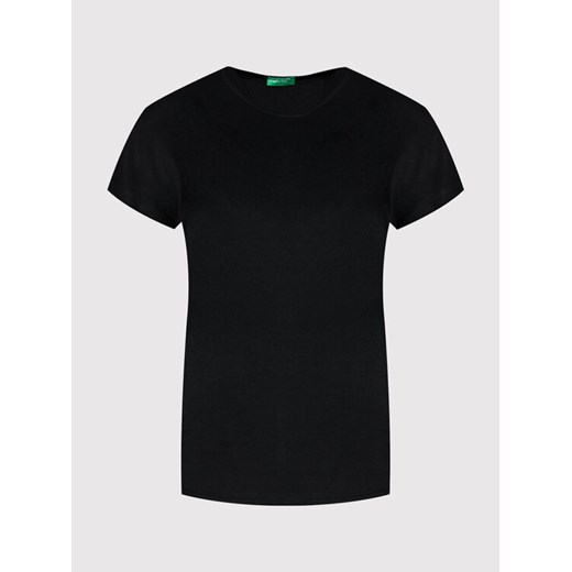 United Colors Of Benetton T-Shirt 3Z12E1AG1 Czarny Regular Fit United Colors Of Benetton XS MODIVO