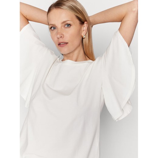 Tatuum Bluzka Gorgia T2208.063 Biały Loose Fit S okazja MODIVO