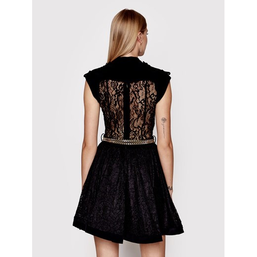 Babylon Sukienka koktajlowa P_EL0704 Czarny Regular Fit L promocyjna cena MODIVO
