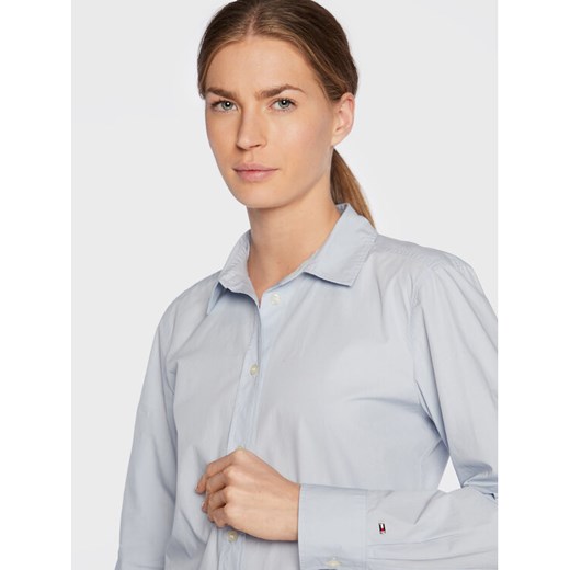 Tommy Hilfiger Koszula Monogram WW0WW36197 Niebieski Regular Fit Tommy Hilfiger 34 okazja MODIVO