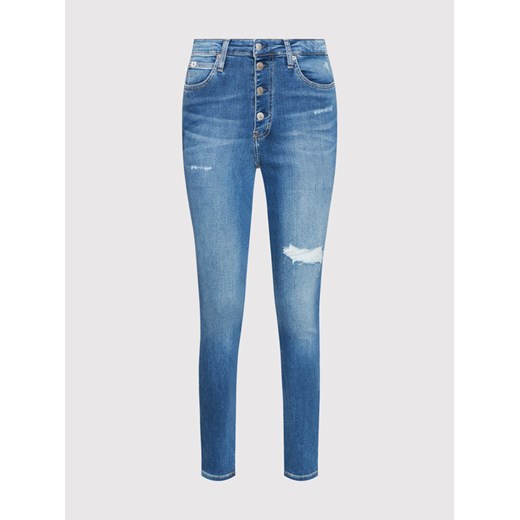 Calvin Klein Jeans Jeansy J20J216486 Niebieski Skinny Fit 32_30 promocja MODIVO