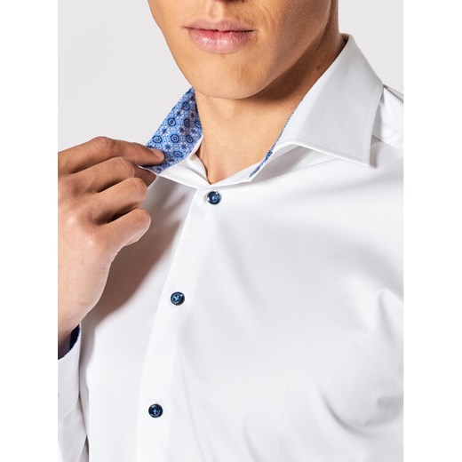 Stenströms Koszula 784751 1944 Biały Slim Fit Stenströms 43 okazyjna cena MODIVO