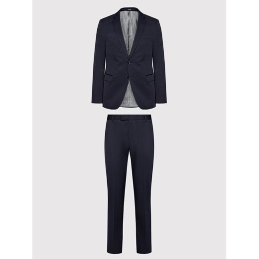 JOOP! Garnitur 17 Js-02Herby-Blayr 30026524 Granatowy Slim Fit Joop! 52 okazyjna cena MODIVO