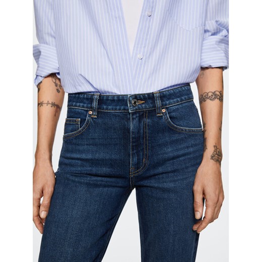 Mango Jeansy Elle 37025914 Niebieski Straight Leg Mango 34 MODIVO wyprzedaż