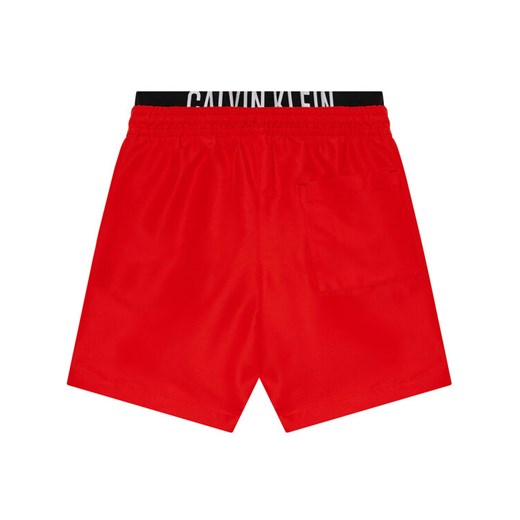 Calvin Klein Swimwear Szorty kąpielowe Intense Power B70B700302 Czerwony Regular 8_10Y wyprzedaż MODIVO