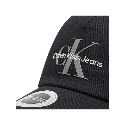 Calvin Klein Jeans Czapka z daszkiem High Visual K50K509488 Czarny uniwersalny wyprzedaż MODIVO