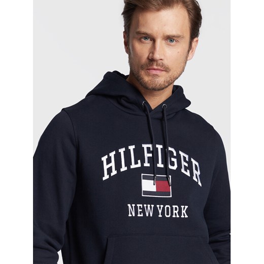 Tommy Hilfiger Bluza Modern Varsity MW0MW28173 Granatowy Regular Fit Tommy Hilfiger XXL promocja MODIVO