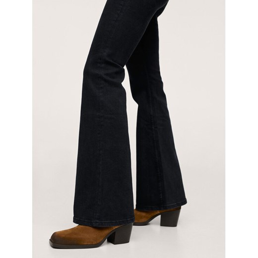 Mango Jeansy Flare 27000886 Czarny Regular Fit Mango 32 okazja MODIVO