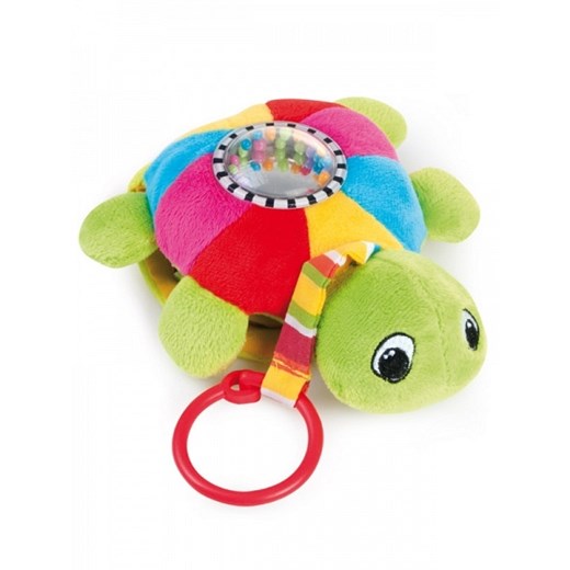 Pluszowa zabawka dźwiękowa „Kolorowy ocean - Żółw” maluszeksklep-pl zielony długie