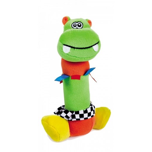 Pluszowa zabawka z piszczkiem "Hipcio/Małpka" maluszeksklep-pl zielony kolorowe