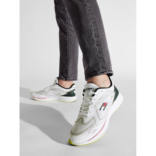 Tommy Hilfiger Sneakersy Ts Sleek 1 FD0FD00034 Biały Tommy Hilfiger 44_5 MODIVO wyprzedaż