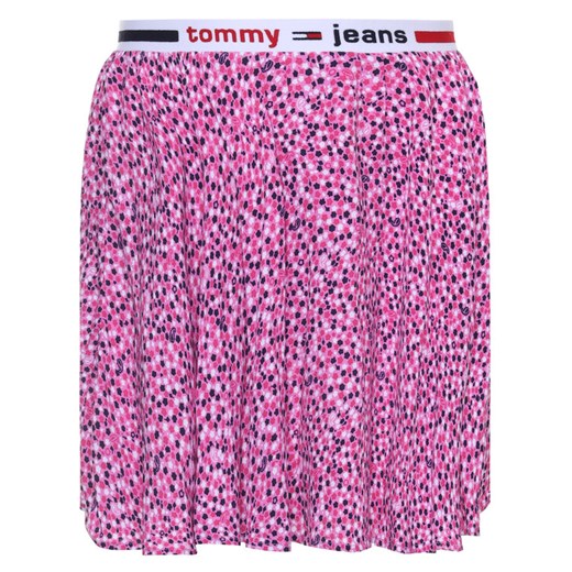 Tommy Jeans Spódnica mini Printed DW0DW08344 Różowy Regular Fit Tommy Jeans S okazyjna cena MODIVO