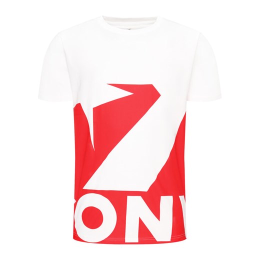 Converse T-Shirt Star Chevron Icon Remix 10018381-A02 Biały Regular Fit Converse L okazja MODIVO
