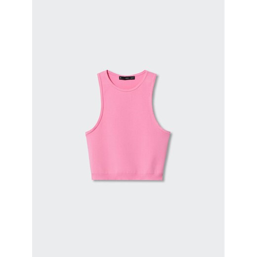 Mango Top Gimme 37051296 Różowy Slim Fit Mango M okazja MODIVO