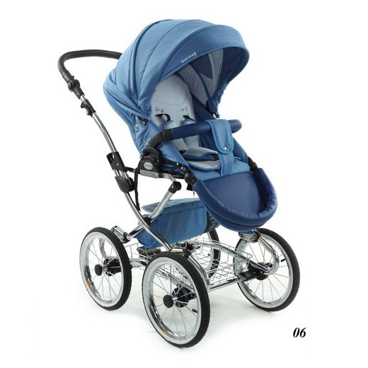 Wózek Tako Sunline Premium maluszeksklep-pl niebieski chromowany