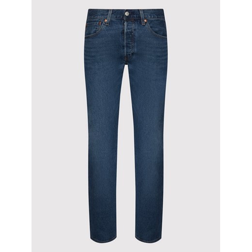 Levi's® Jeansy 501® 00501-3249 Granatowy Original Fit 31_34 promocyjna cena MODIVO