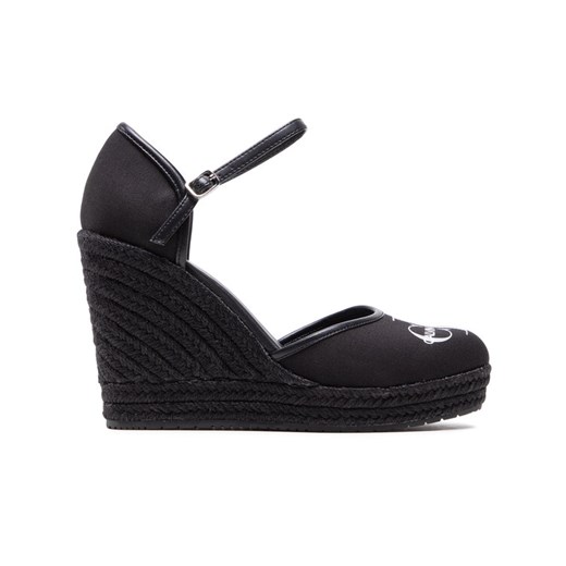 Calvin Klein Jeans Espadryle Wedge Sandal Close Toe Co YW0YW00150 Czarny 41 okazyjna cena MODIVO