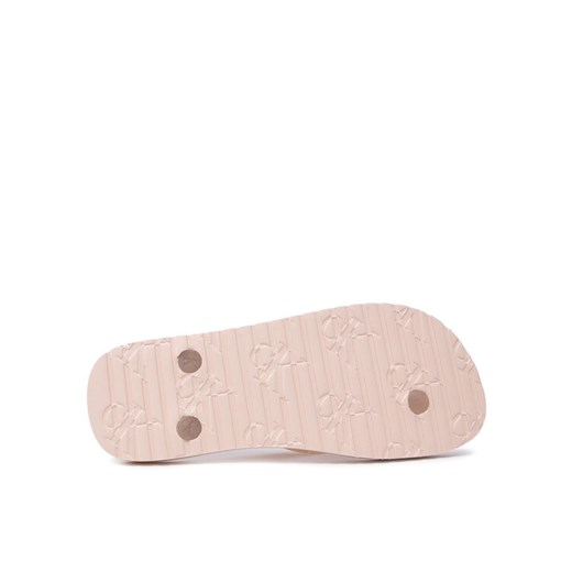Calvin Klein Jeans Japonki Beach Sandal Monogram Tpu YW0YW00098 Beżowy 37 MODIVO