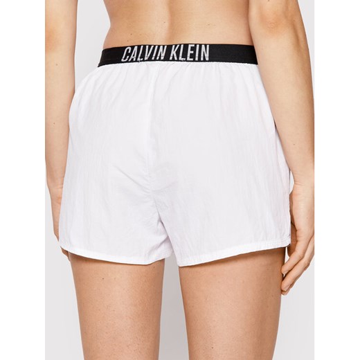 Calvin Klein Swimwear Szorty plażowe KW0KW01777 Biały Regular Fit XS promocja MODIVO