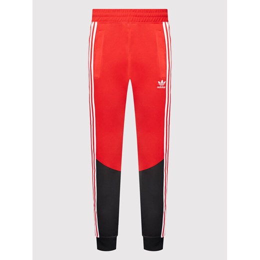adidas Spodnie dresowe Sst Blocked Track HC2078 Czarny Regular Fit S wyprzedaż MODIVO