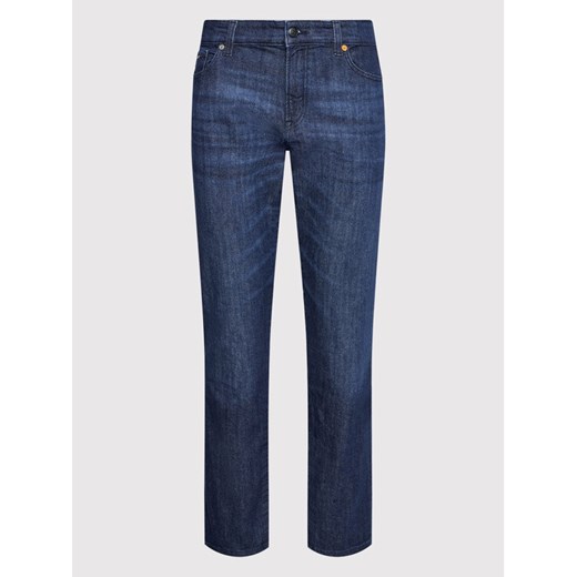 Boss Jeansy Maine 50474075 Granatowy Regular Fit 30_32 okazja MODIVO