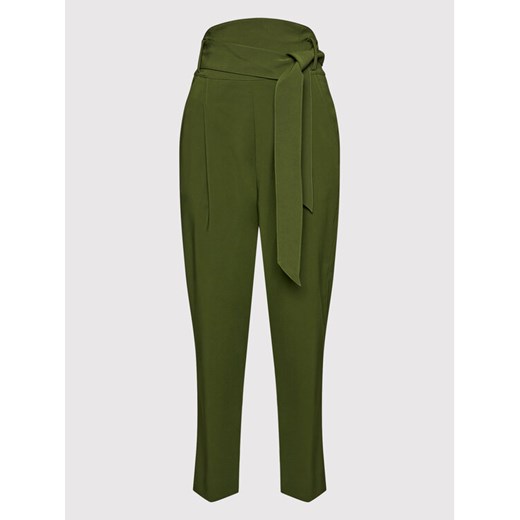 Custommade Spodnie materiałowe Pinja 999425507 Zielony Regular Fit Custommade M wyprzedaż MODIVO